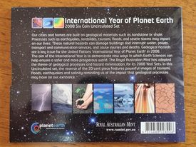 2008 UNC Year Set - Planet Earth