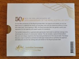2015 UNC Year Set - 50 years of RAM