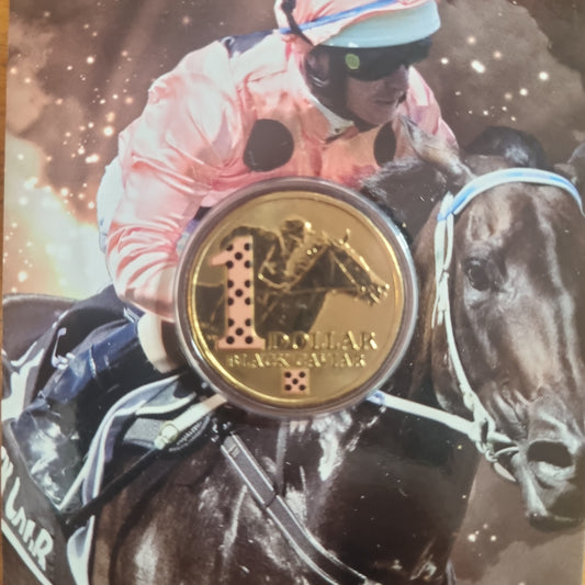 Black Caviar Coloured $1 2013