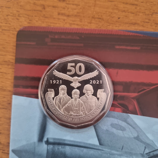 RAAF 1923-2021 Pilots 50c non coloured