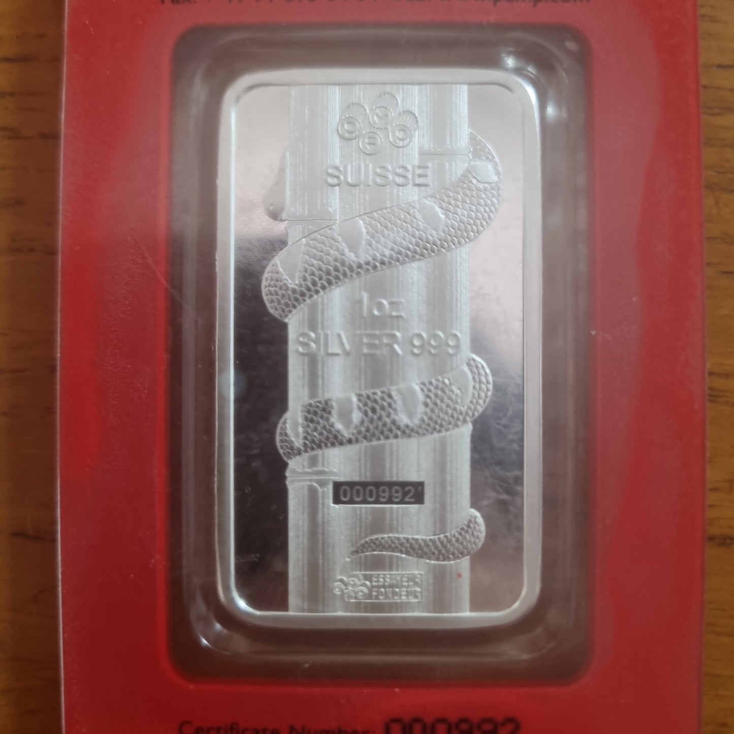 Lunar Snake PAMP 2013 1oz
