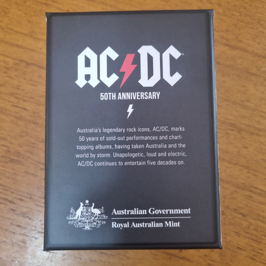 ACDC Antique Silver 50c Box
