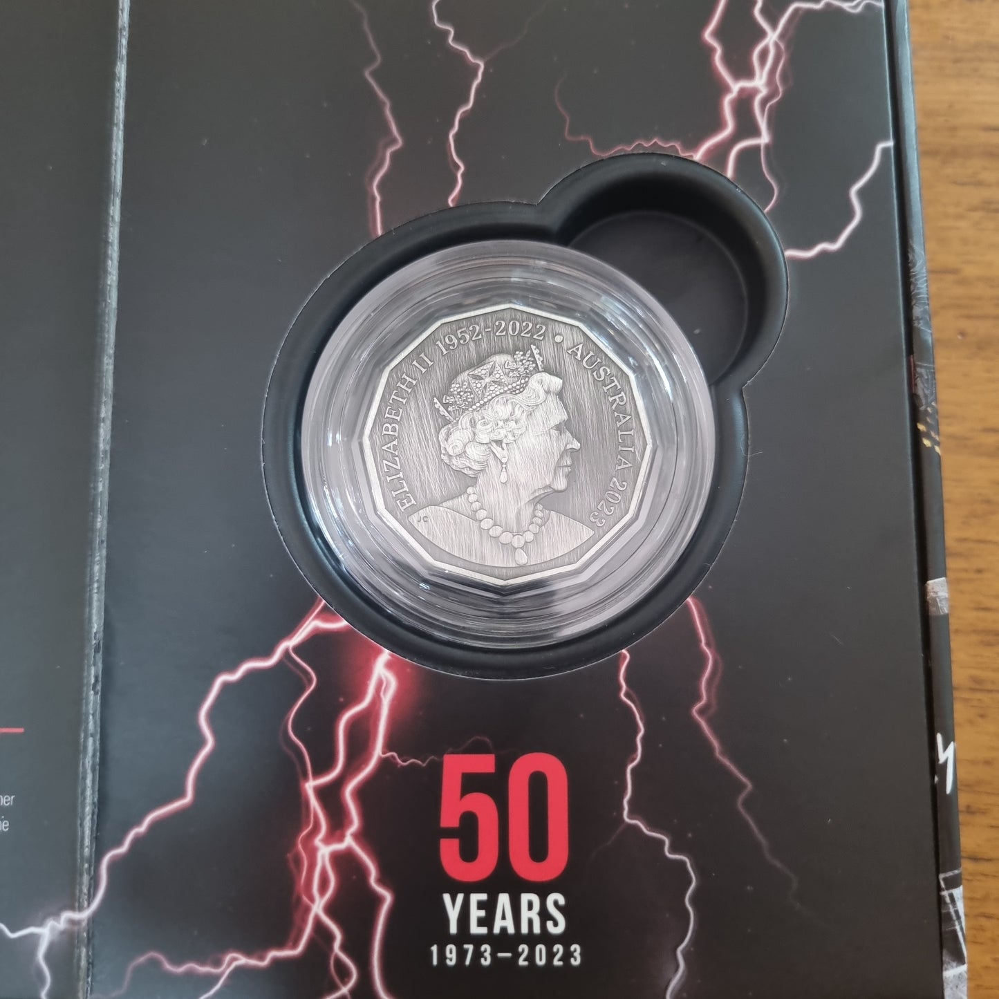 ACDC Antique Silver 50c Box