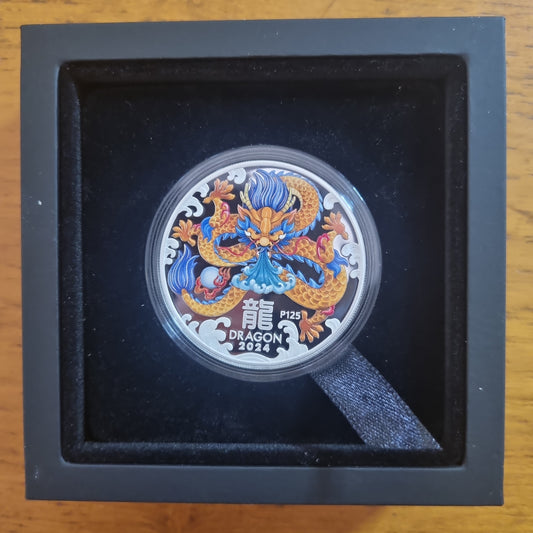 Dragon Coloured 1oz Lunar Series III 2024