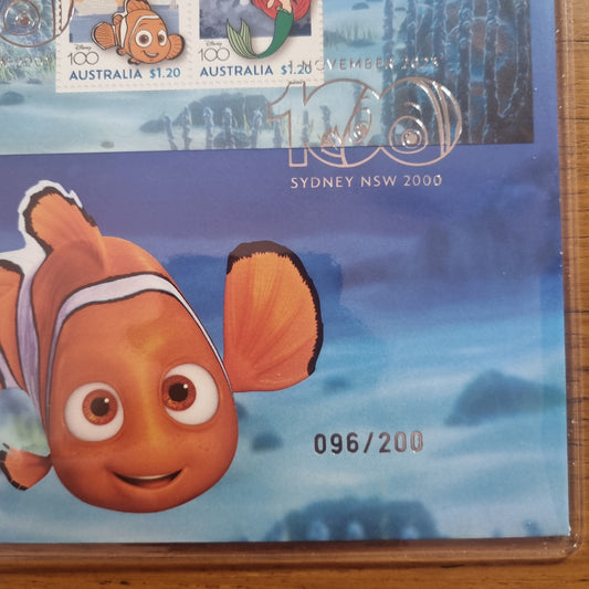 Disney, 100 years of Wonder, Finding Nemo coloured 1/2oz silver Impressions PNC