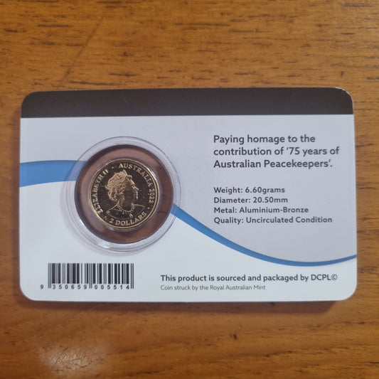 Peacekeeping $2 Downies Card