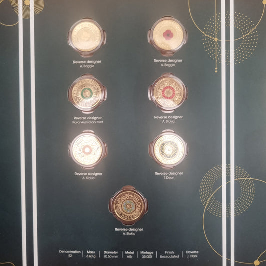 35th Anniversary of $2 (14 coin folder)