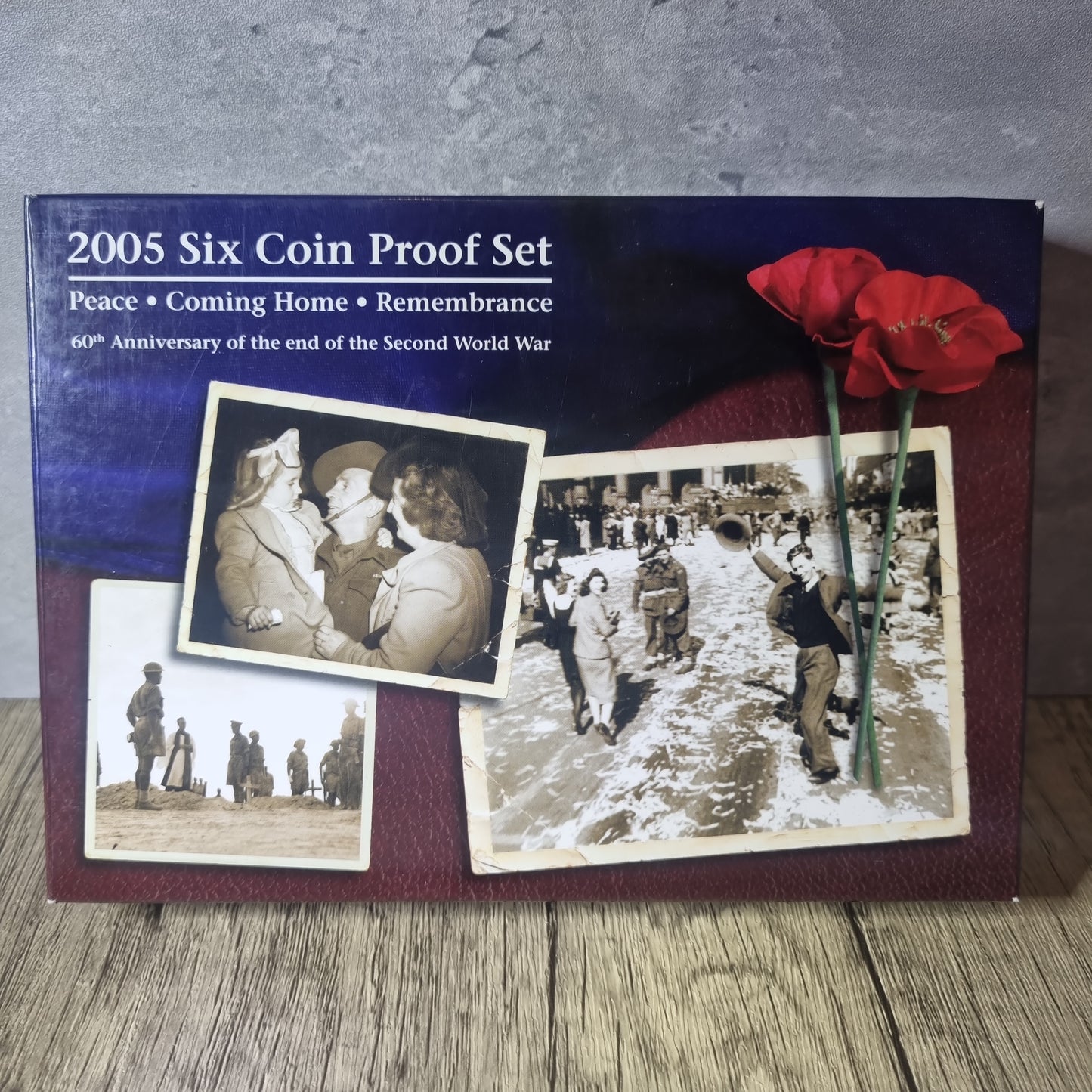 2005 Proof Set - 60th Anniversary of the End of World War II, Peace - Coming Home - Remembrance