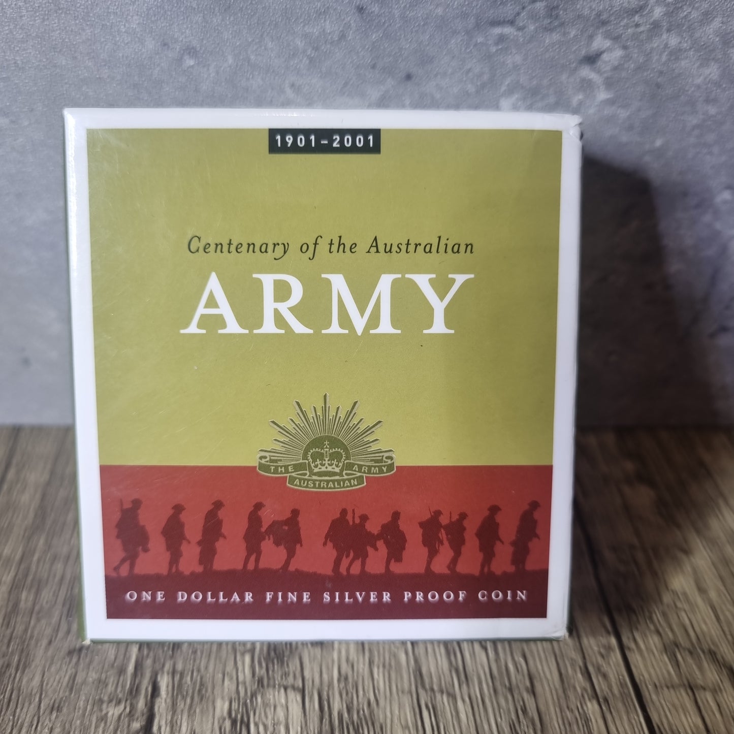 Centenary of ARMY 2001 Silver Proof $1