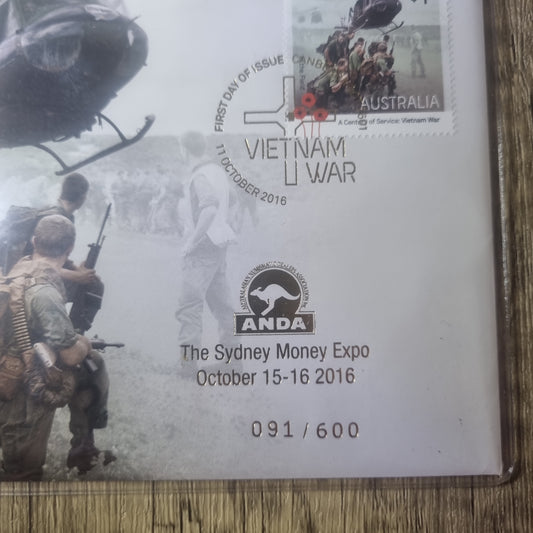 Vietnam War coloured 50c pnc ANDA 2016