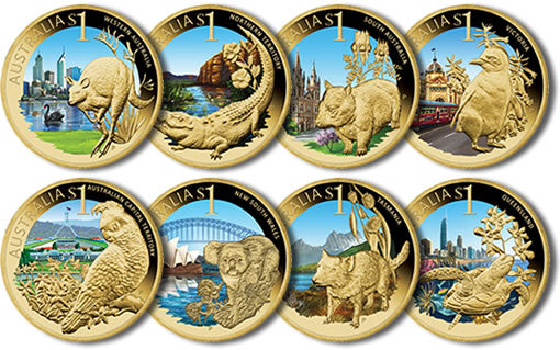 Celebrate Australia $1 2009 (Set of 8)
