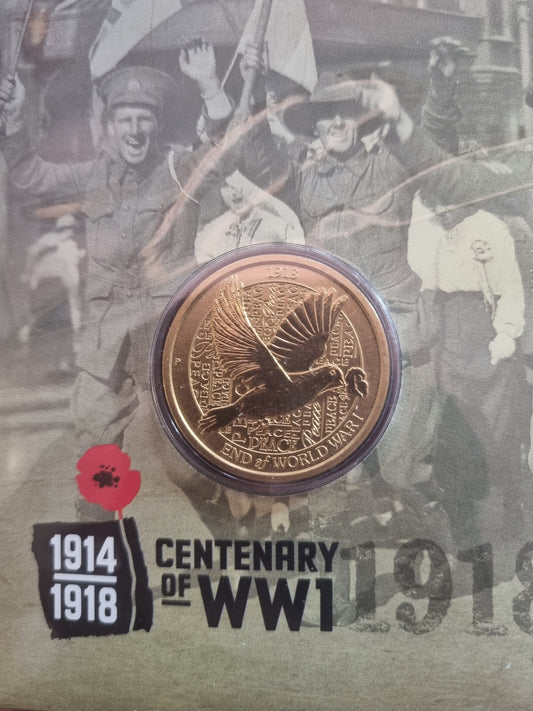 Welcome Home Centenary of WW1 $1 pnc 2018