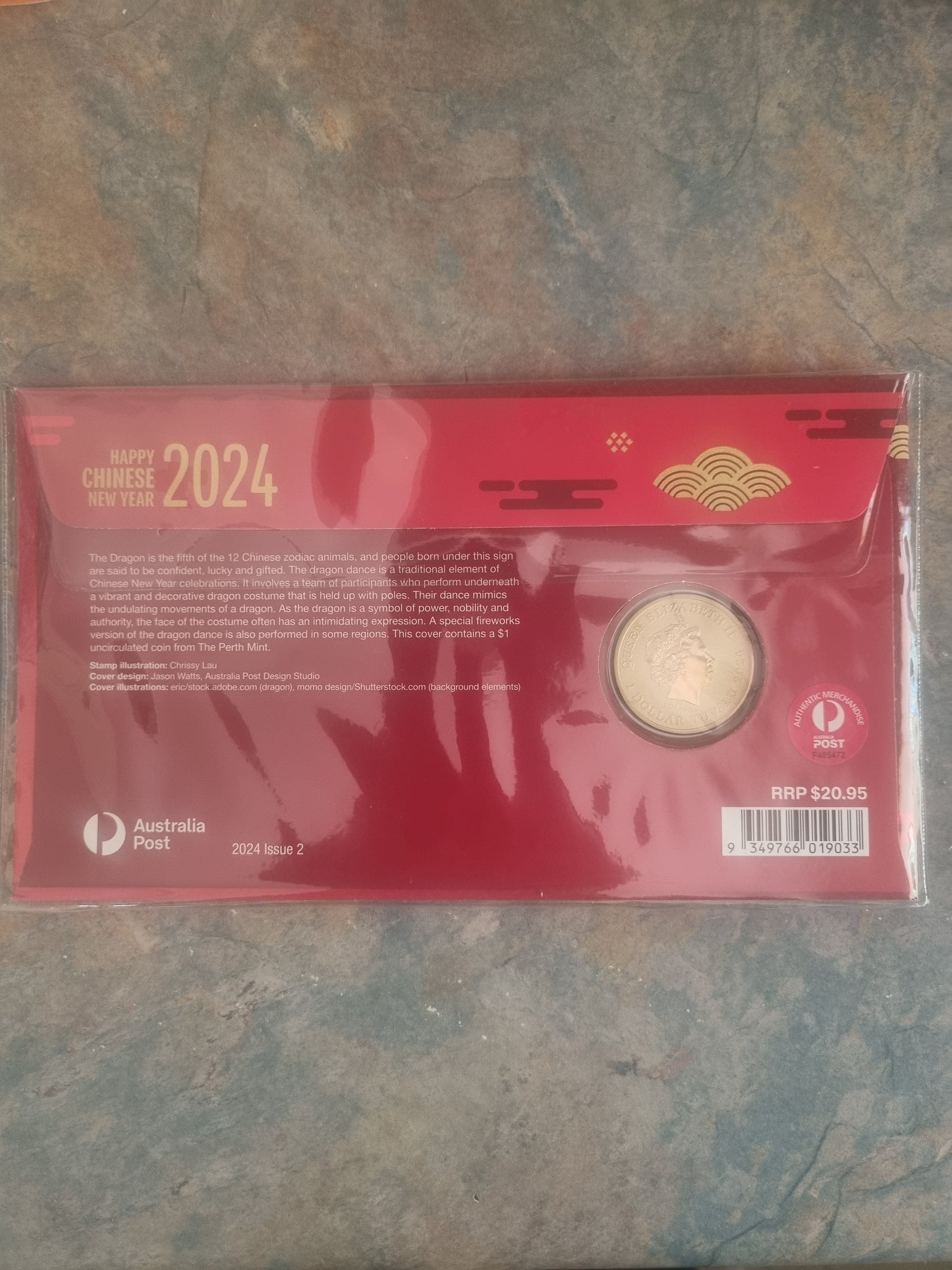 Chinese New Year Dragon $1 PNC 2024
