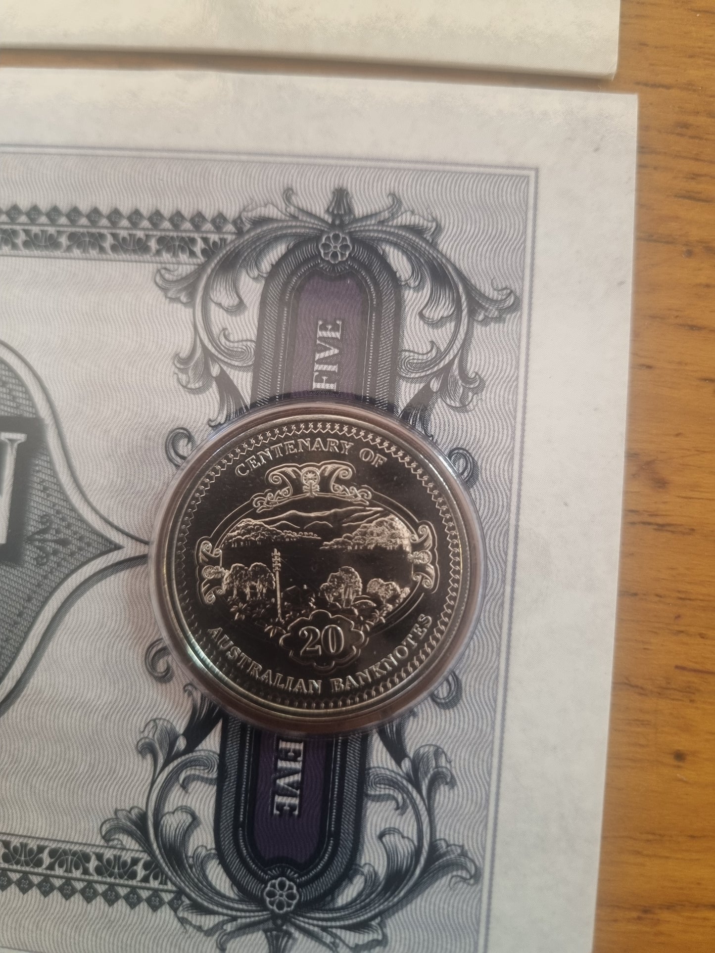 Centenary of Banknotes coin set