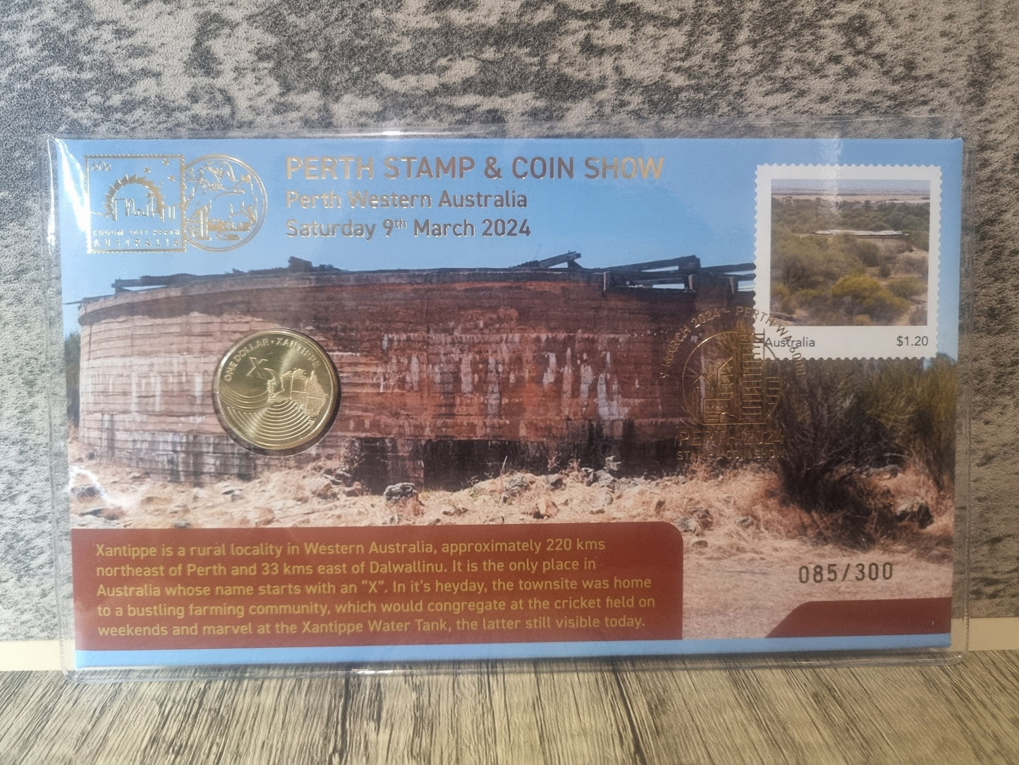 Perth Stamp and Coin Show PNC Set Ian Boulton Issue 2024