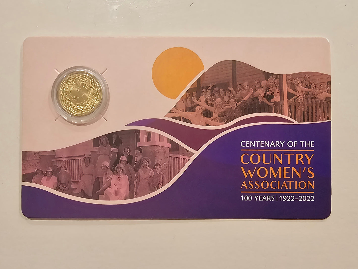 Centenary of Country Womens Association (CWA) $1 card 2022
