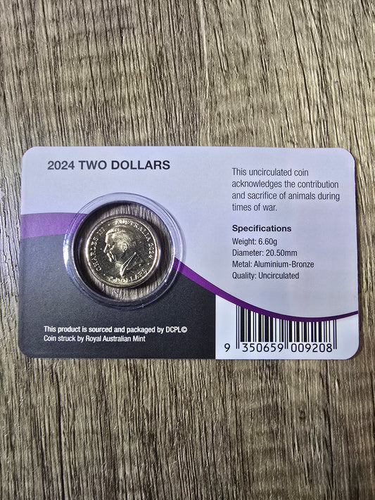 Animals At War $2 Downies Card