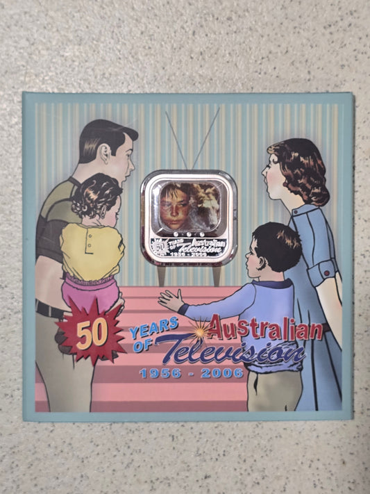 50 years of television lenticular Proof 1oz