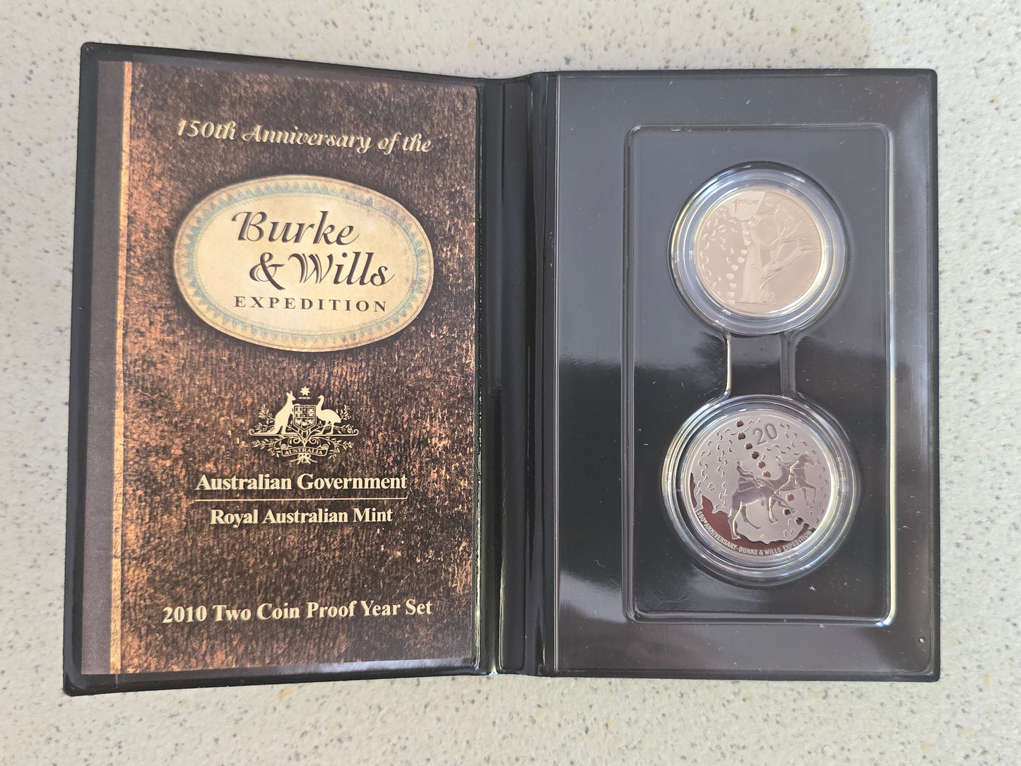 Burke and Wills Proof - 2 coin 2011