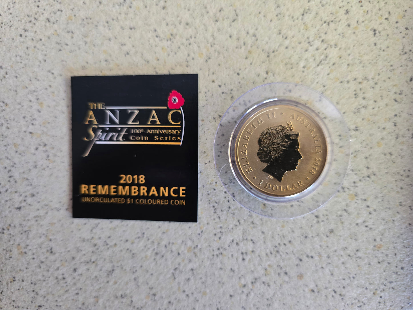 Lest We Forget $1 poppy 2018 Perth Mint