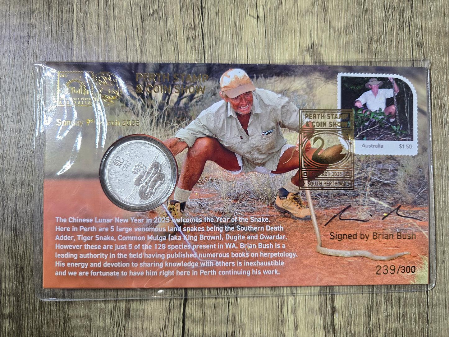 Perth Stamp and Coin Show 2025 PNC Set
