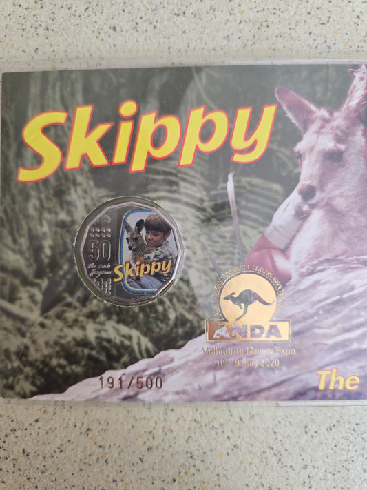 Skippy Coloured 50c ANDA PNC 2020