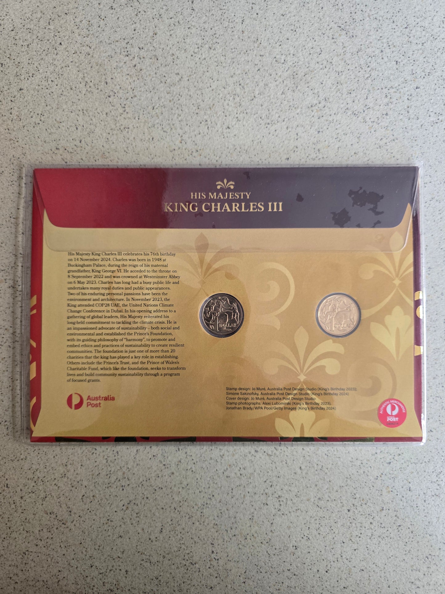 King Charles $1 2023/2024 Impressions PNC