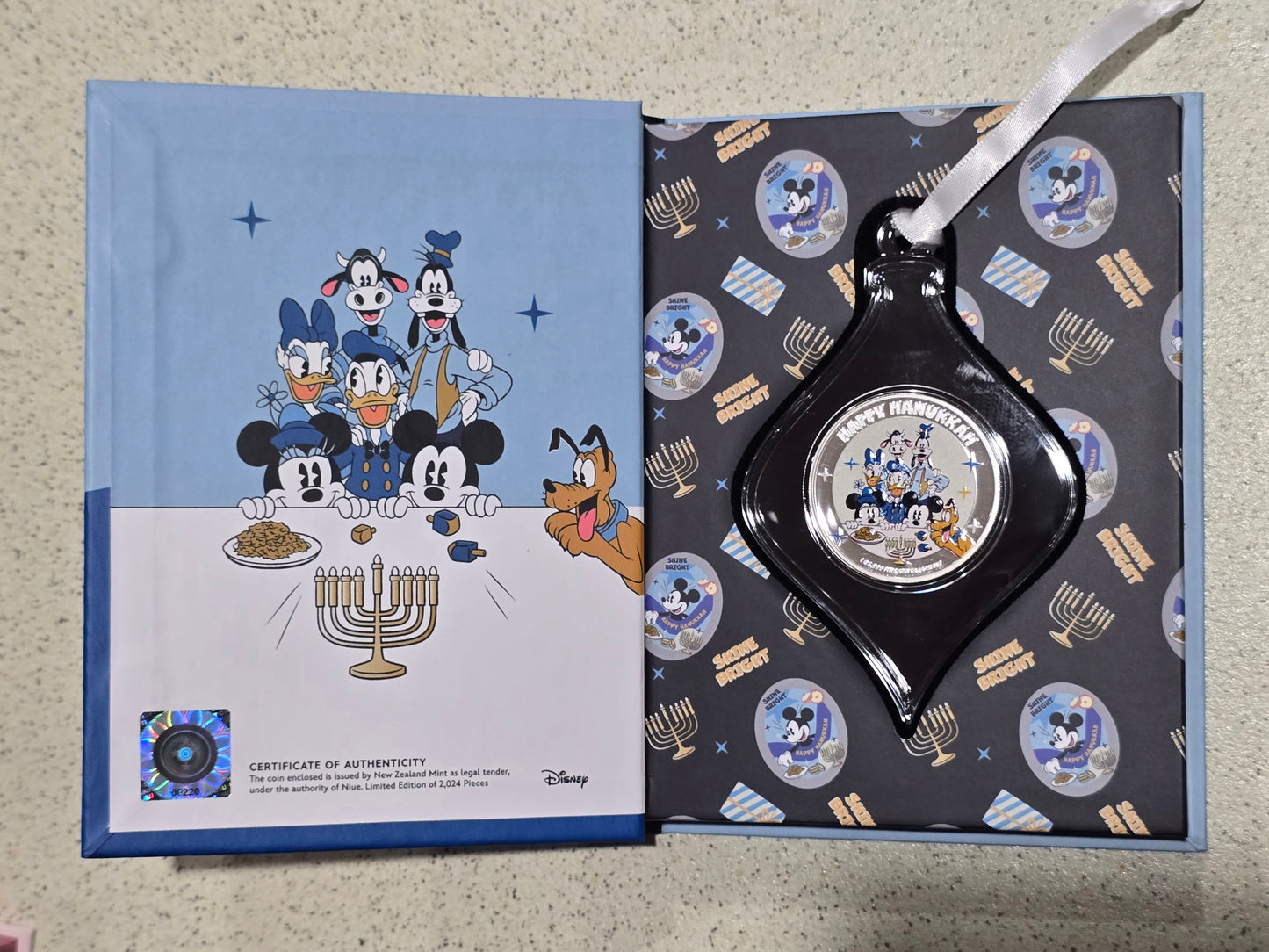 Disney Happy Hanukkah 1oz - NZMint