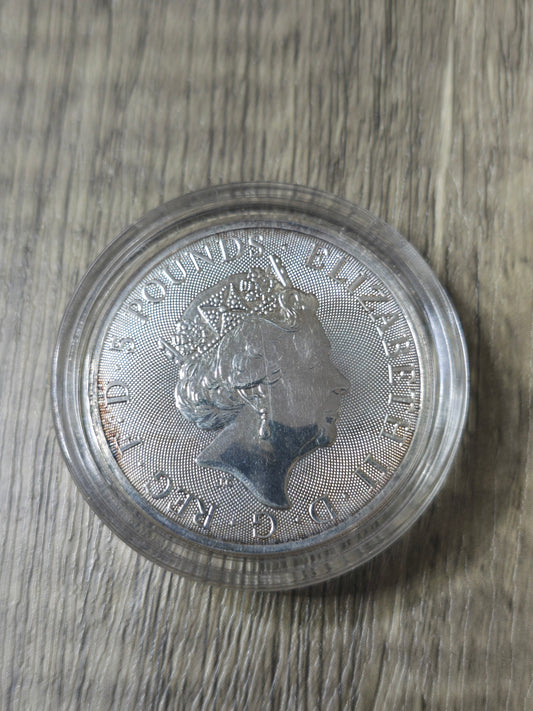 White Greyhound of Richmond (Queens Beasts) 2oz 2021