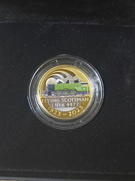 Flying Scotsman £2 Silver Proof 2023, UK Royal Mint
