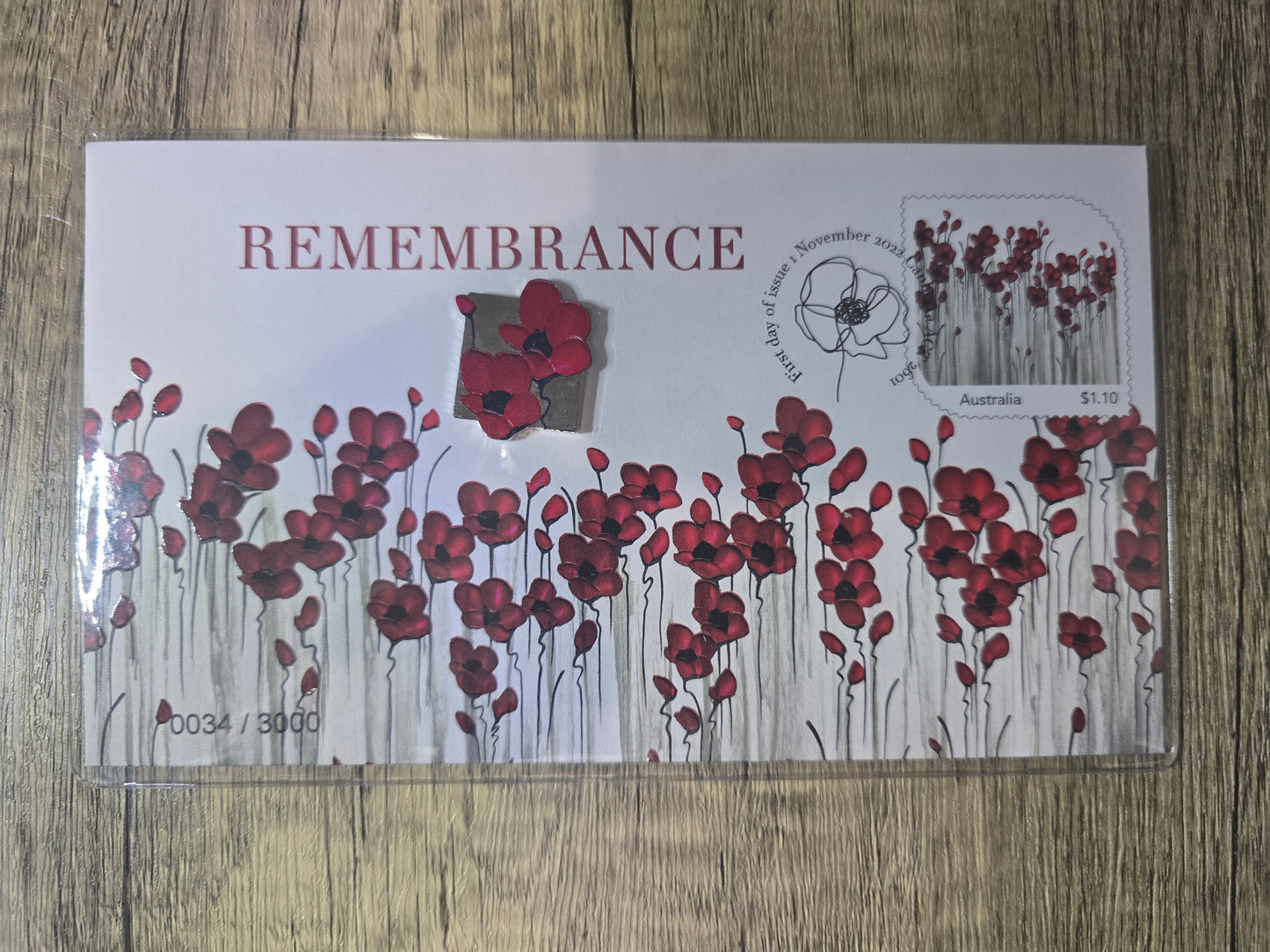 Remembrance Poppy Magnet PMC 2022