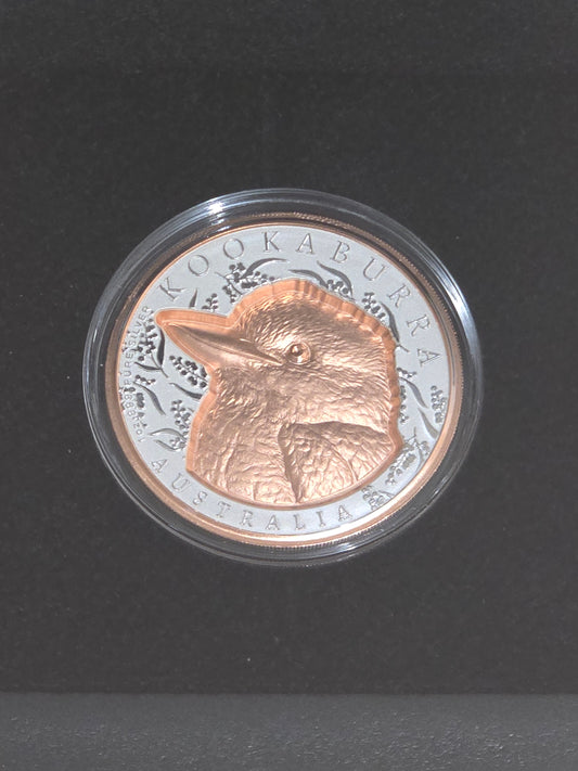 Native Impressions Kookaburra Super Incuse Rose Gold 1oz