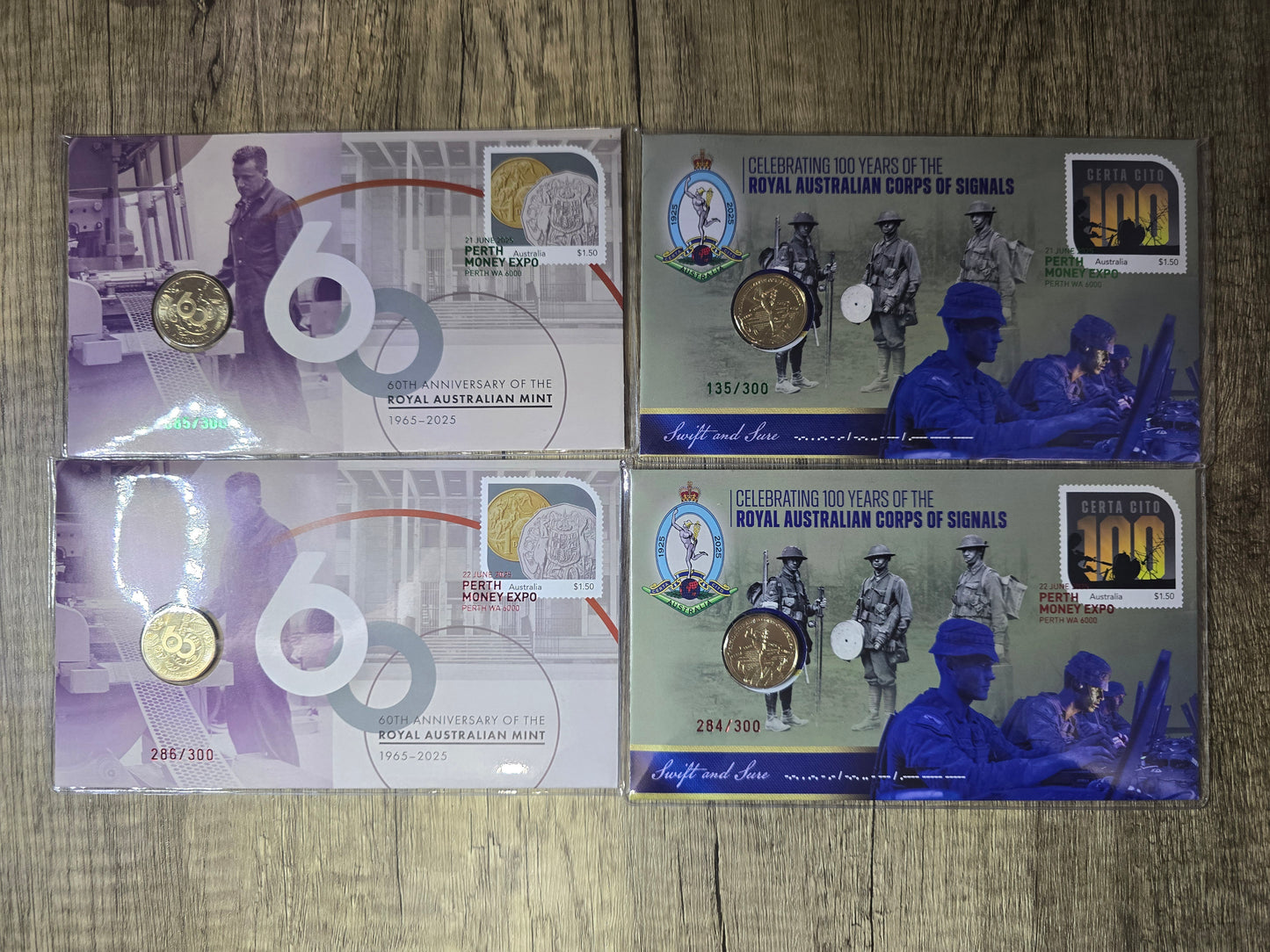 Perth AusPost Money Expo PNC (set of 4) 2025