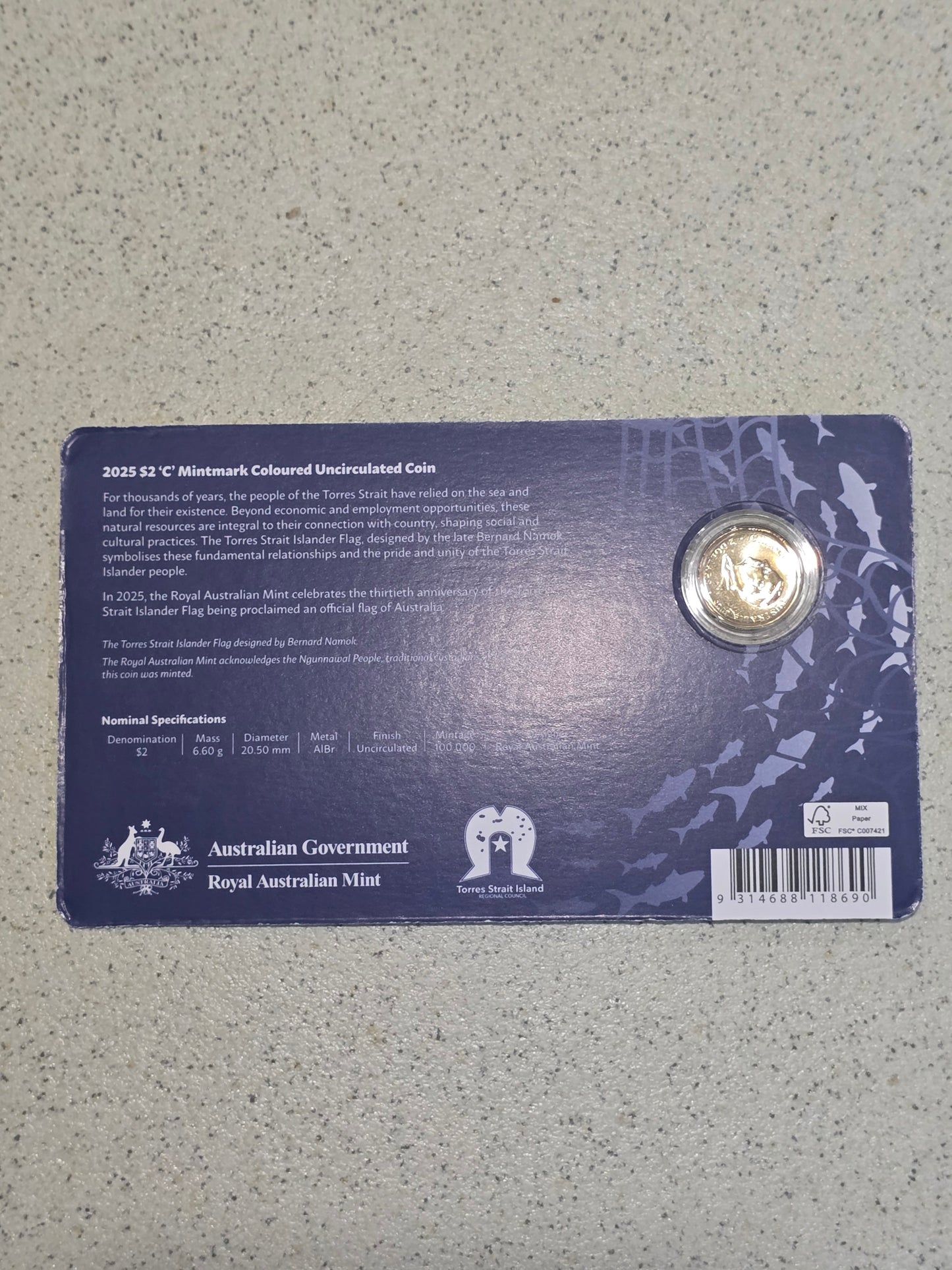Torres Strait Islanders $2 C-Mint 2025
