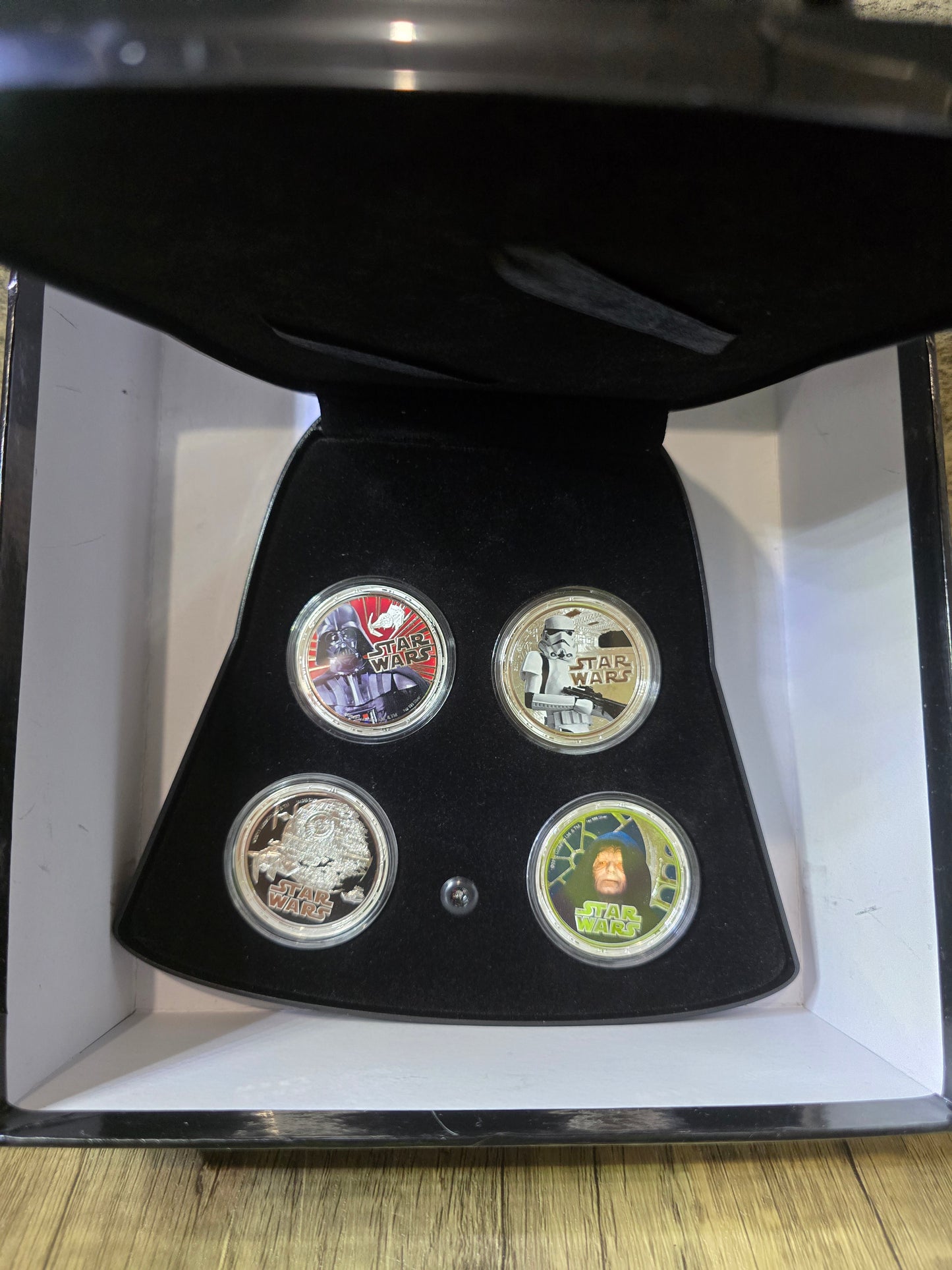 StarWars Darth Vader 4 x 1oz Proof Set 2011 NZMint