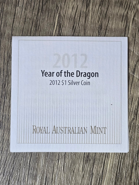 Dragon Lunar International 1oz 2012