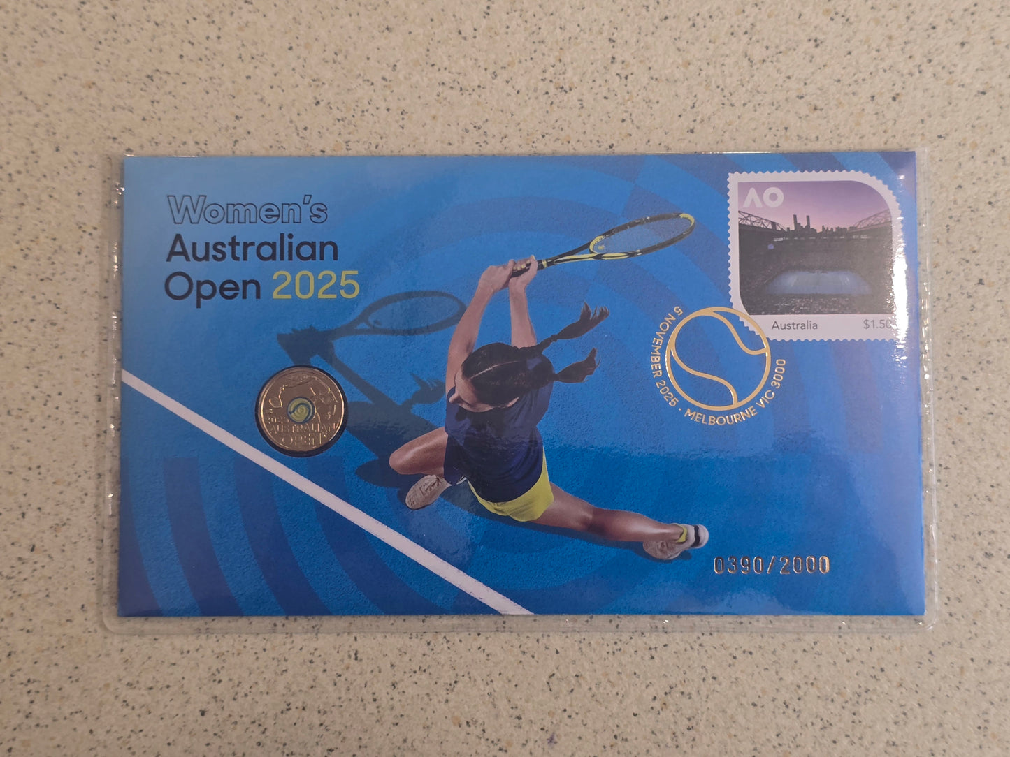 Australian Open Womens $2 Yellow PNC Impressions 2025