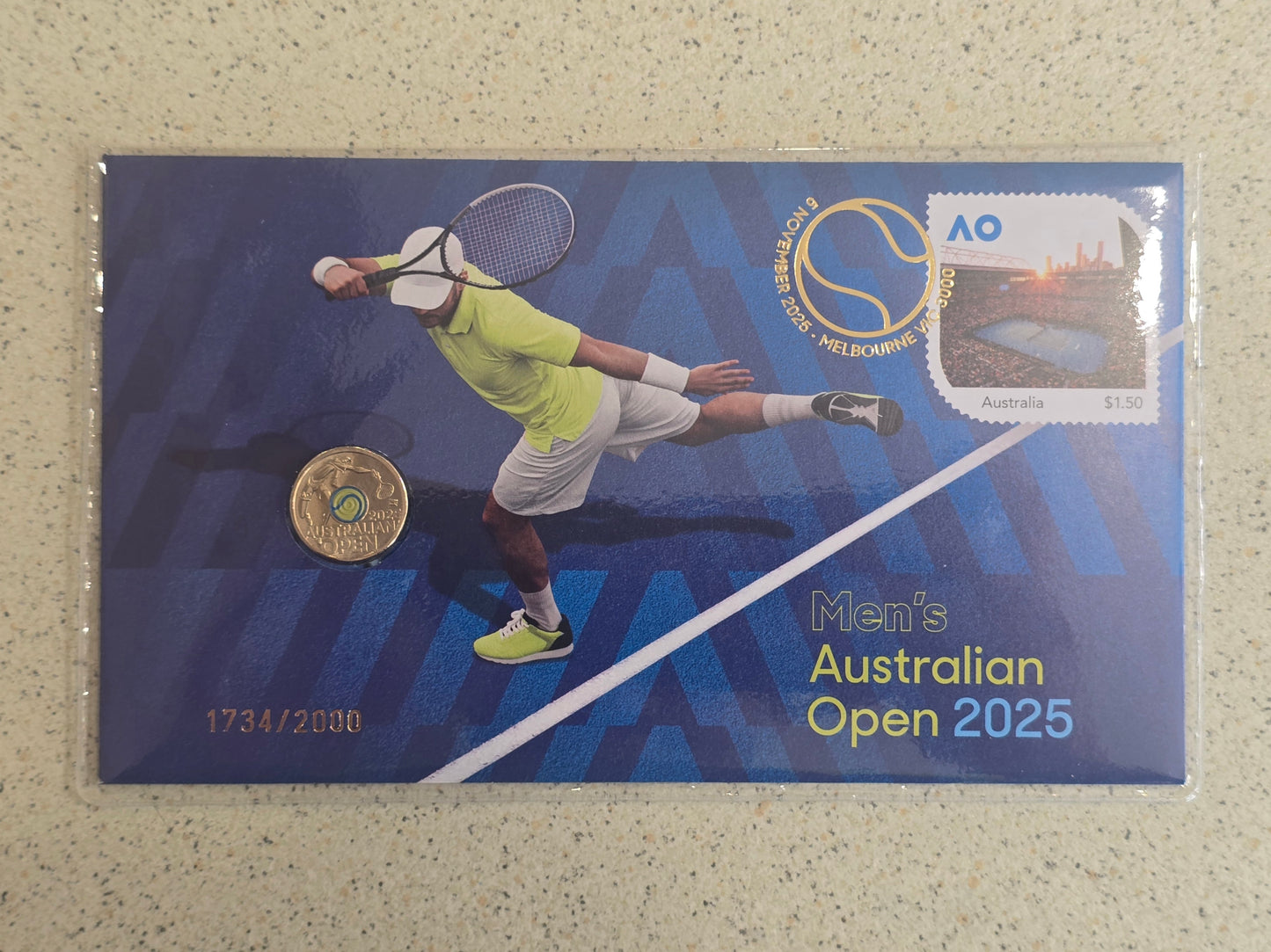 Australian Open Mens $2 Yellow PNC Impressions 2025