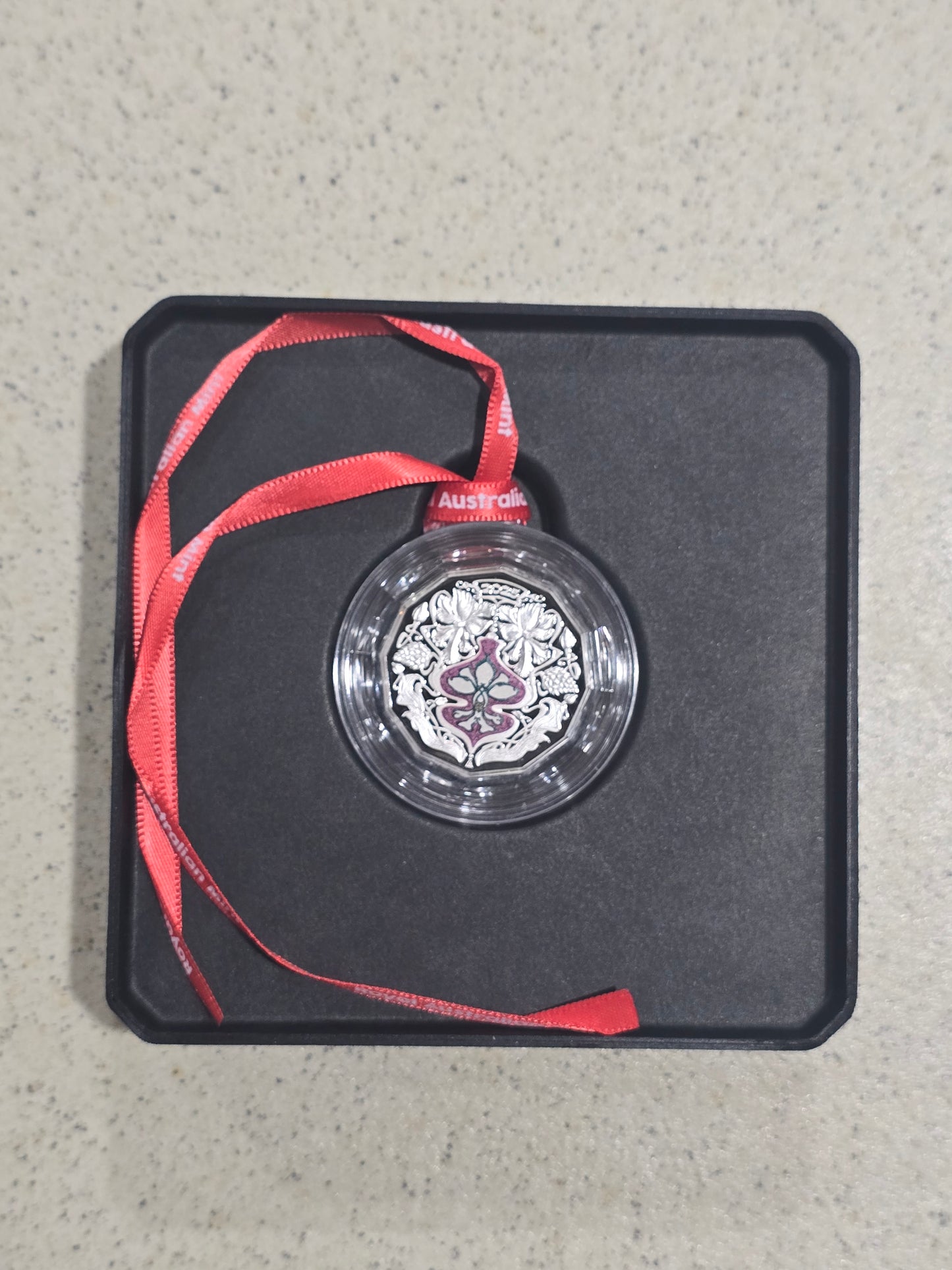 Festive Florals 50c silver 2025