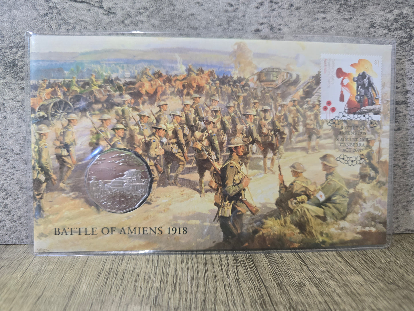 Battle of Amiens 50c PNC 2018