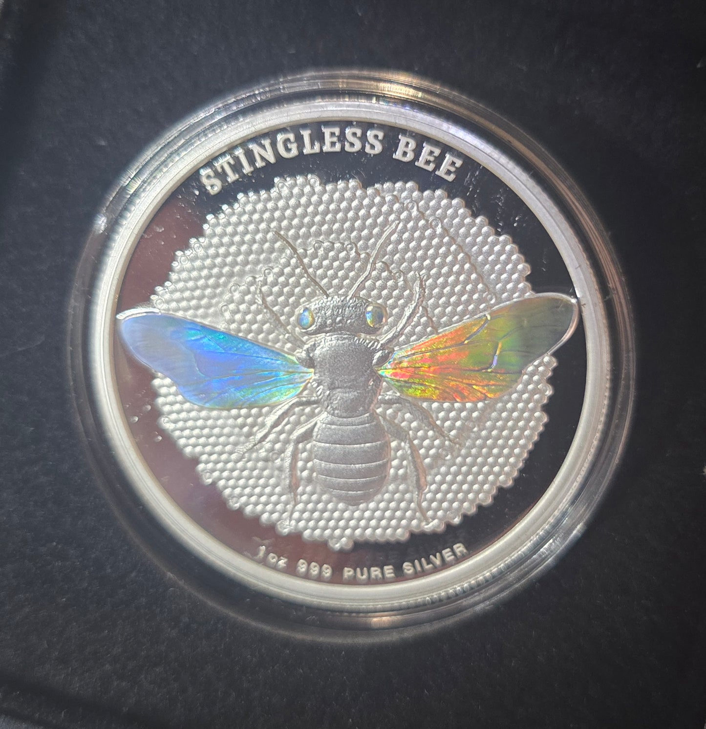Stingless Bee 1oz Coloured Hologram