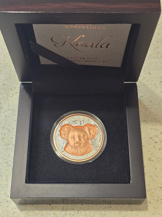 Native Impressions Koala Super Incuse Rose Gold 1oz