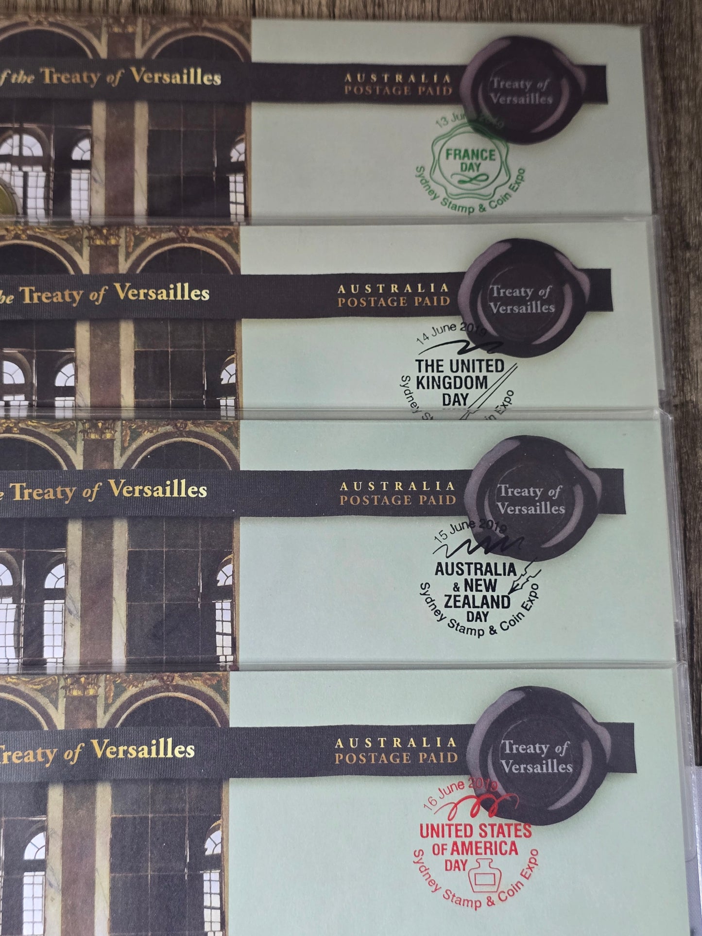 Treaty of Versailles $1 Sydney Show 2019 PNC Set