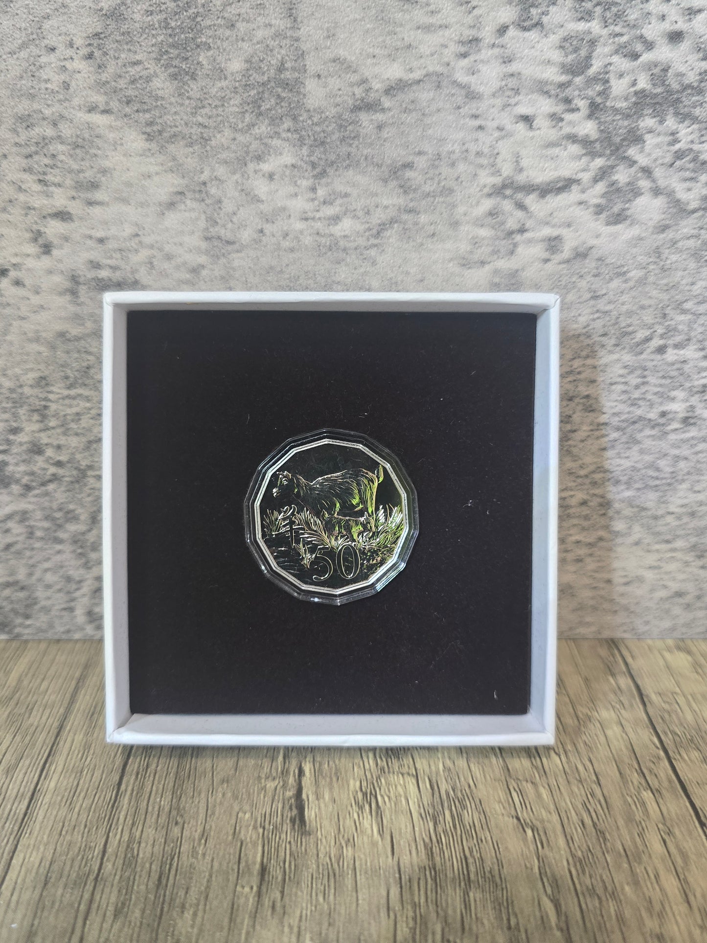 Lunar 50c International Box Release RAM - 2015 Goat (Tetra-Decagon Series)