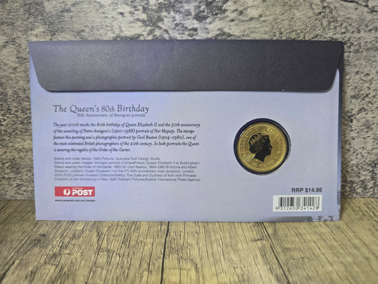 QEII 80th Birthday Annigoni Portrait PNC 2006