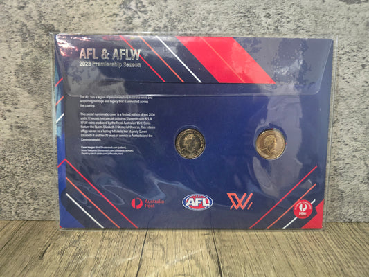 AFL/AFLW Premiership 2-coin $1 Impressions C5 PNC