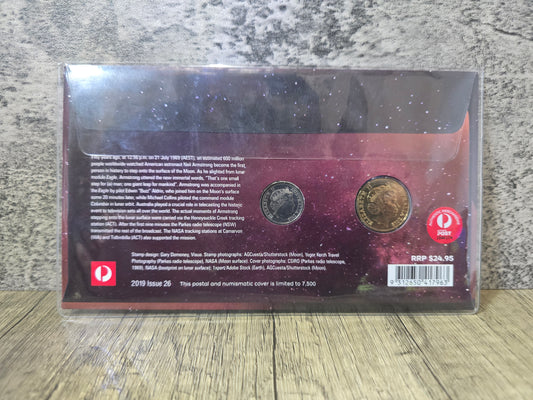 Moon Landing 2020 Canberra Coin Show 2-coin pnc