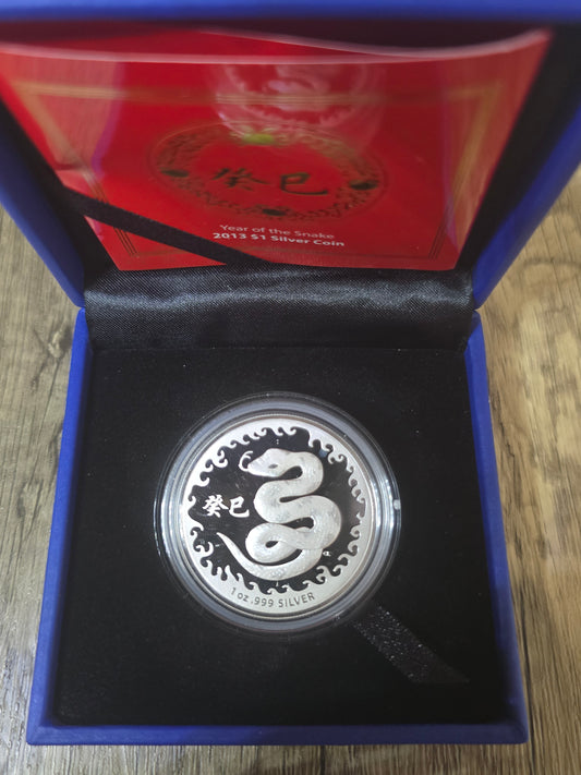 Lunar Snake 2013 International 1oz