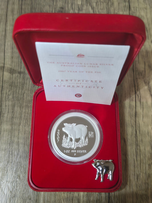 Lunar Pig 2007 1oz Proof