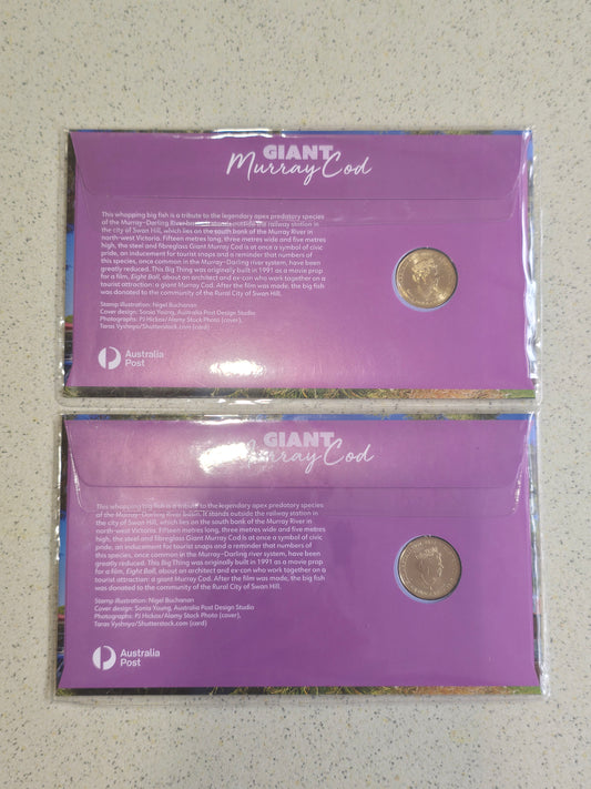 Melbourne Money Expo 2024 AusPost - Murray Cod Pair